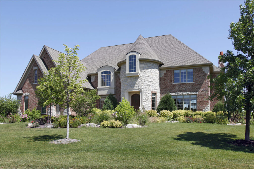 Residential roof replacement on brick home in New Jersey